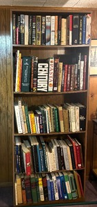 lot 491 image: Bunch of Books and Bookcase