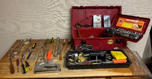 lot 497 image: Assorted Tools and Tool Box