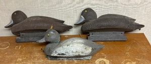 lot 399K image: Three Duck Decoys including Flambeau and Herters