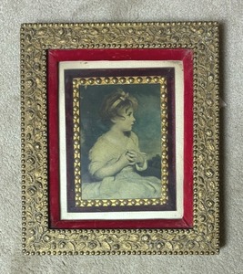 lot 539 image: Vintage Victorian Child Print by Sir Joshua Reynolds
