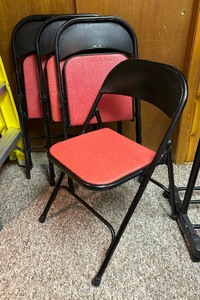 lot 545 image: Four Samsonite Folding Chairs