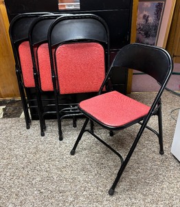 lot 101K image: Four Samsonite Folding Chairs