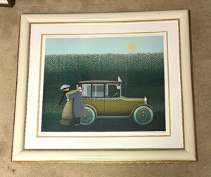 lot 546 image: Taxi Ride Limited Edition Print by Jan Balet