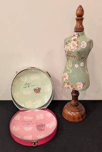 lot 419H image: Decorative Dress Form and Rosanna Salad Plates