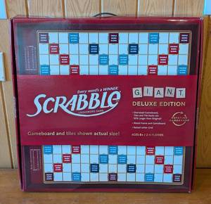 lot 296H image: Giant Scrabble Deluxe Edition