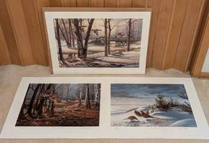 lot 476 image: Three Unframed Terry Redlin Prints