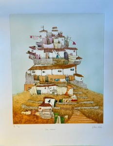 lot 127B image: Unframed Lithograph by Gloria Uribe