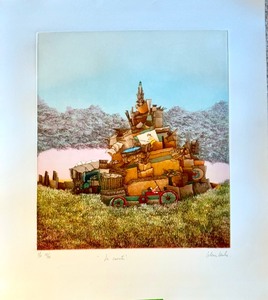lot 126B image: Unframed Lithograph by Gloria Uribe