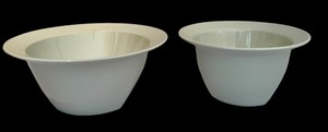 lot 376 image: Pair of Iittala White Serving Bowls