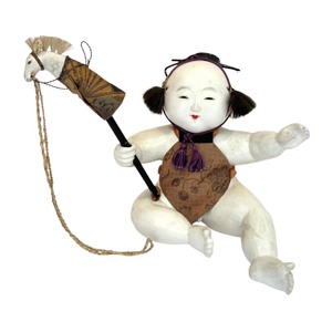 lot 46A image: Vintage Japanese Seated Gosno Ningyo Doll