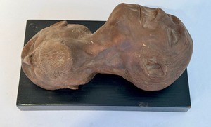 lot 58B image: Double Head Brutalist Sculpture