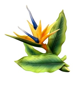 lot 254H image: Lenox Birds of Paradise Porcelain Figurine