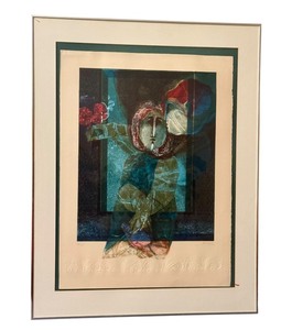 lot 94 image: Embossed Lithograph by Alvar Sunlo Munoz-Ramos