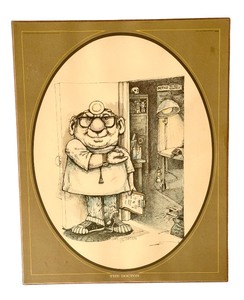 lot 570 image: Vintage Doctor Print by Gary Peterson
