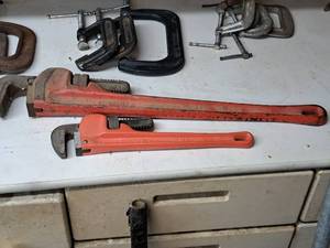 lot 41 image: 12 and 24 Pipe Wrenches