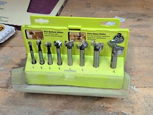 lot 56 image: Ryobi Forstner Bit Set (wood) 8-piece