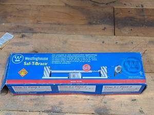 lot 65 image: Westinghouse Saf-T-Brace Ceiling Fan Brace 01100 (in original box)