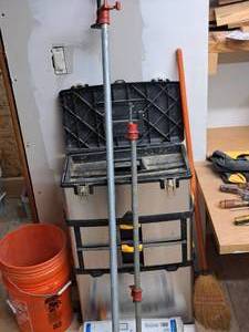 lot 81 image: 42 and 60 Bar Clamps