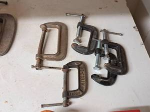 lot 83 image: C-Clamps - 2 (x4) and 3 (x1)