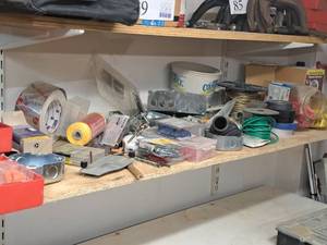 lot 101 image: Assorted Electrical Parts and Accessories - Wire Connectors (BX, Squeeze, Wing-Nut), Electrical Boxes, Sheet Metal Screws,