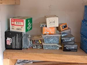 lot 109 image: Lot of (15) Boxes of Assorted Fasteners, Washers, Screws - Pan HeadSheet MetalLathTrussSelf Tapping (partial boxes)