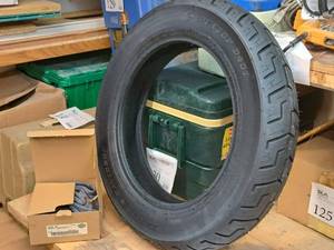 lot 146 image: Dunlop 13090B16 73H Motorcycle Tire D401 (New) with Tube
