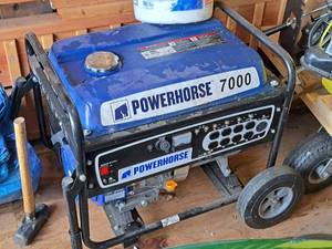 lot 7 image: Powerhorse 7000 Gasoline Generator