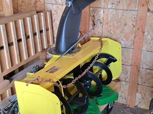 lot 5 image: Model 44 Rider Mower Snowblower Attachment
