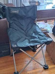 lot 267 image: Coleman Collapsible Camp Chair with Carry Bag