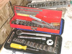 lot 274 image: Lot of (2) Socket Sets - 14 and 38