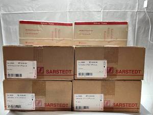 lot 11 image: 4 Cases (2000 each per case)&nbspNEW Sarstedt 55.526.300 12x75 mm 5 mL PP Round Base Centrifuge Tubes