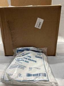 lot 17 image: MSRP $300  1 Case (100 Briefs) NEW MediChoice MBS9005 Brief Incontinence Seamless Knit Pants - Size Small to Medium, Brown and Blue Waistband - Soft & Breathable