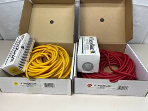 lot 40 image: NEW Mixed Size and Resistance Thera-Band Exercise Bands and Tubing