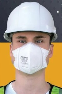 lot 1 image: MSRP $600  1 Case (300 masks) NEW Premium N95 NIOSH V Fold Masks Adjustable Straps Soft Silicone Comfort Pillow Seal For Long Term Use & Anti-Fog Size M -for harsh environments, construction sites, cleaning, grinding & dry chemical handling.