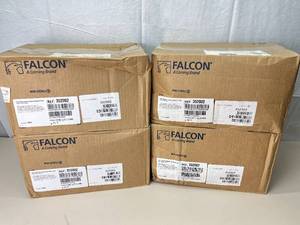 lot 96 image: MSRP $400  4 Cases (1000 each) NEW Corning Brand Falcon 352002 5 mL 12 x 75 mm Non-Sterile Polypropylene Round-Bottom Test Tubes