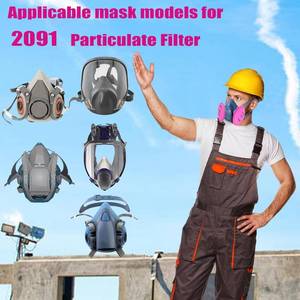 lot 97 image: Lot of 17 Packages (2 per Package) NEW 3M P100 1-Pair Particulate Replacement Filters -&nbspProtects Against Dust Sanding Woodworking Welding Painting,Pink