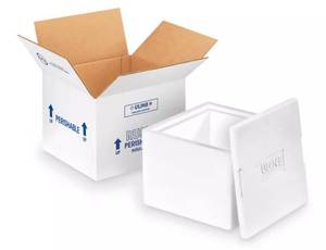 lot 13 image: 2 Cases (2 Kits per case) NEW Uline S-12682 Insulated Foam Shipping Kits - 9&nbsp14&nbspx 9&nbsp14&nbspx 7 -&nbspSafely ship everything from food to medical supplies