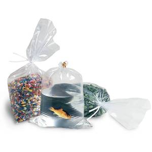 lot 29 image: 1 Case (1000 each) NEW 10 x 12 1.5 Mil Poly Bags On A Hangable Pad - Easy Tear Off Perforation - Nice Thick Bags For Retail Use