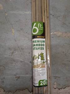 lot 15 image: Set of 20 Premium 6ft Bamboo Stakes