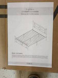 lot 22 image: Full Size Bed Frame