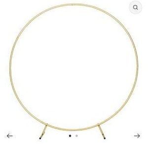 lot 36 image: Round Balloon Arch Stand for Parties and Weddings