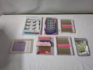 lot 65 image: Lot of 8 Lash Products including Adhesive Strips and Remover