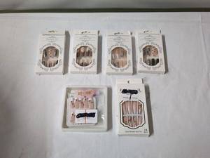 lot 66 image: Collection of 6 Sets of Decorative Press-On Nails