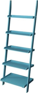 lot 86 image: French Country Bookshelf Ladder - Blue