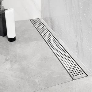lot 110 image: Linear Shower Drain 304 Stainless Steel - 80 Angle Foot