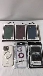 lot 131 image: Lot of 6 Phone Cases for iPhone 12 Pro Max and Other Models