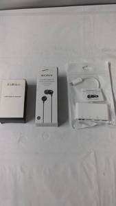 lot 151 image: Lot of Electronics Sony In-Ear Headphones & USB HubAdapters