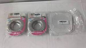 lot 161 image: Set of 2 Stainless Steel Sink Strainers and 1 Drain Hair Catcher