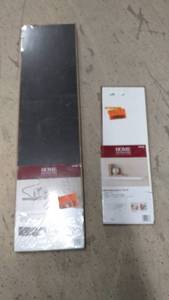 lot 191 image: Set of 2 Home Decorators Collection Decorative Shelves - 48 and 24