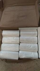 lot 199 image: Box of 8 Rolls of 7-10 Gallon Trash Bags